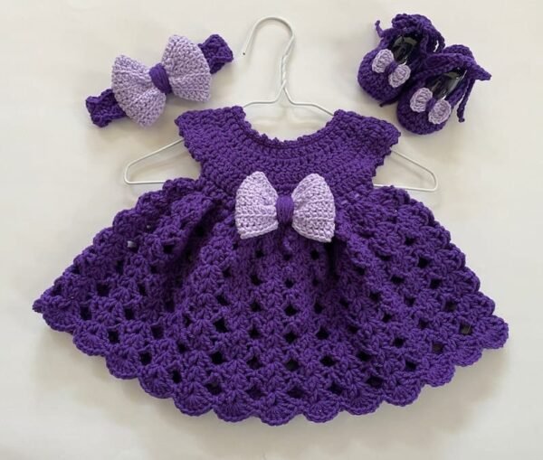 Crochet Baby Dress,Baby Girls Frock