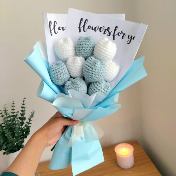 Crochet Tulip Bouquet