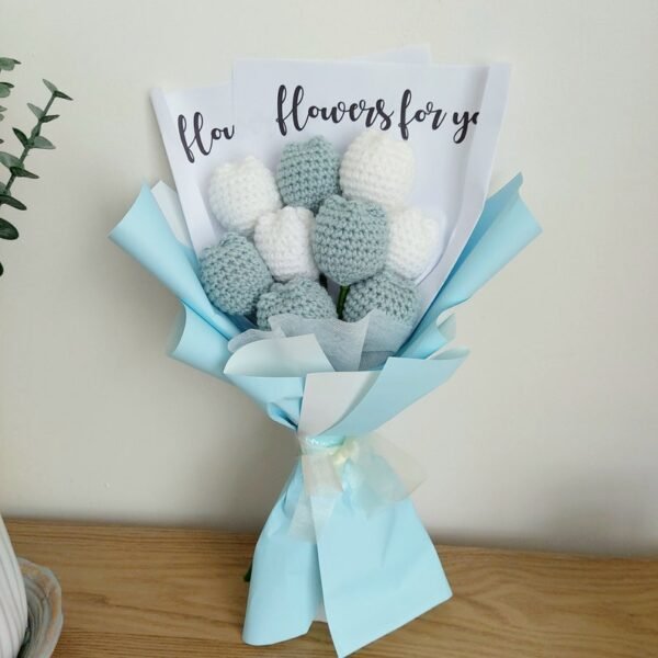 Crochet Tulip Bouquet - Image 2