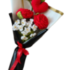 Red roses and Heart Bouquet - Image 2