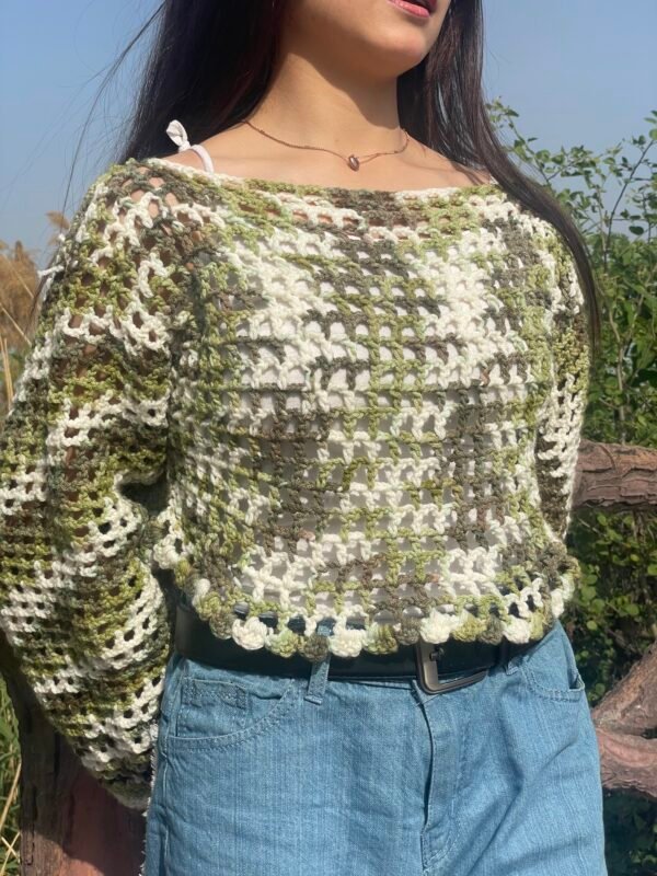 Handmade crochet bolero