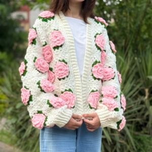 Pink-Rose Cardigan