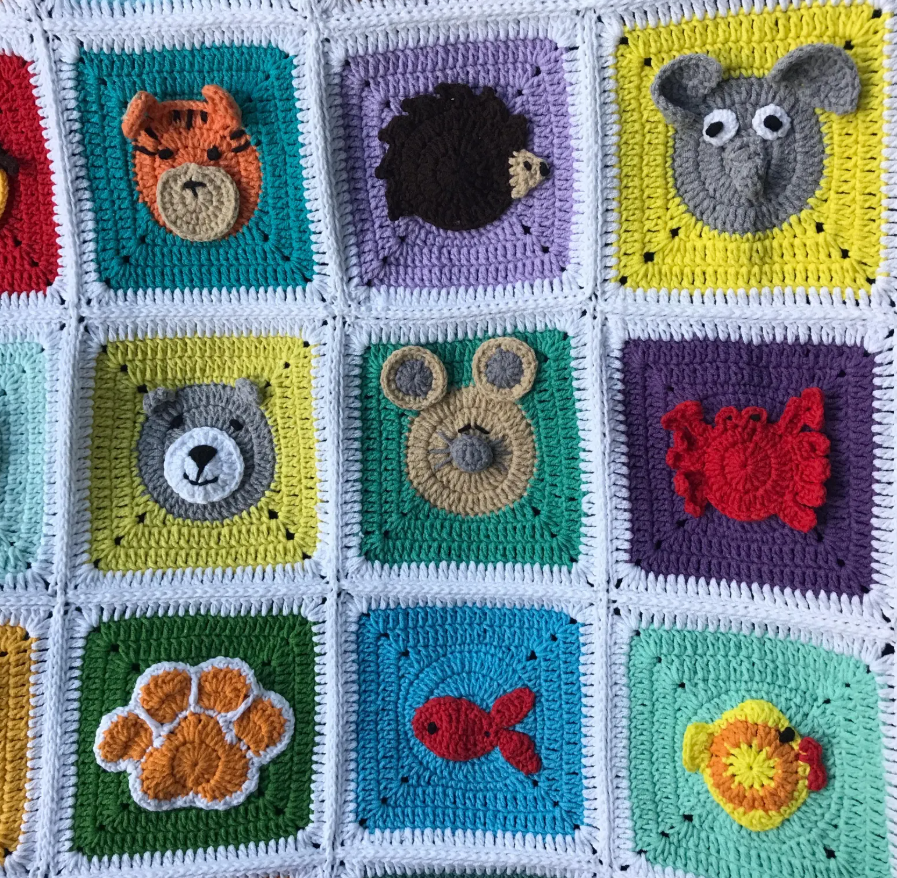 Crochet children's amigurumi boy's/girls security blanket - Image 4