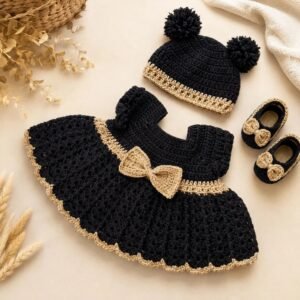 Baby dress in black