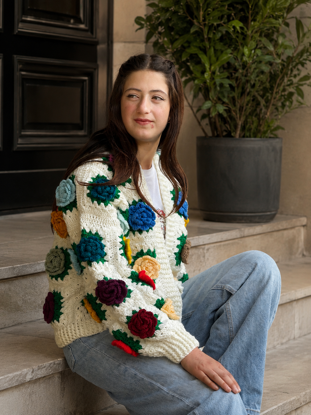 crochet cardigan