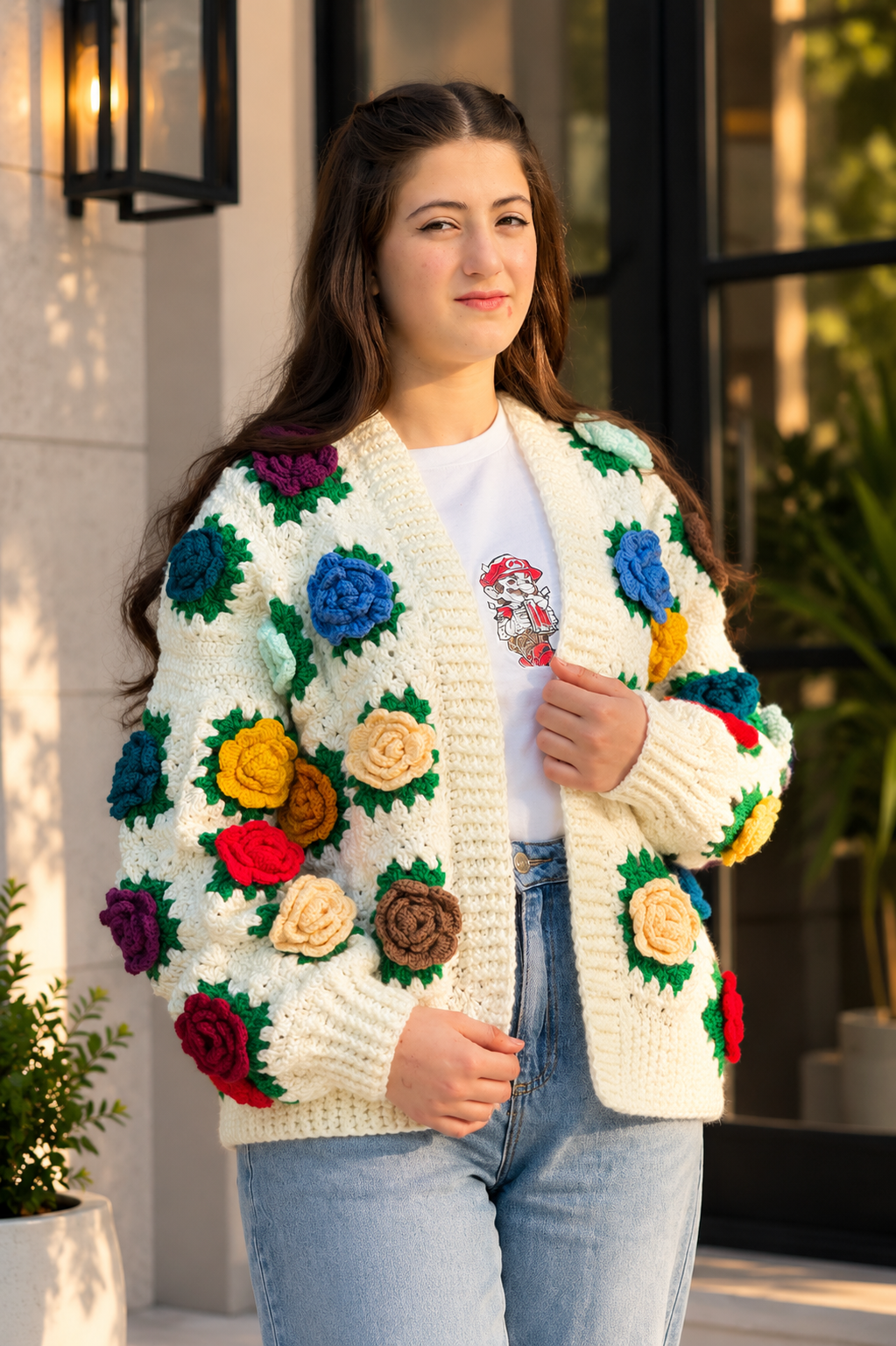 crochet cardigan