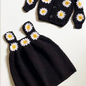 Daisy dress in black